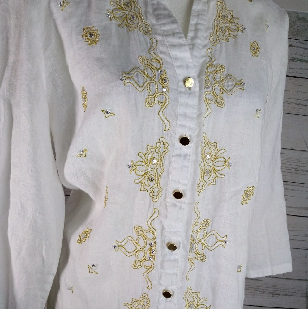 JM COLLECTION BLOUSE